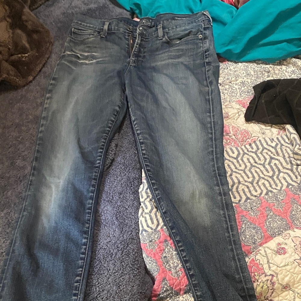 Lucky Brand mens Faded Blue Skinny Jeans